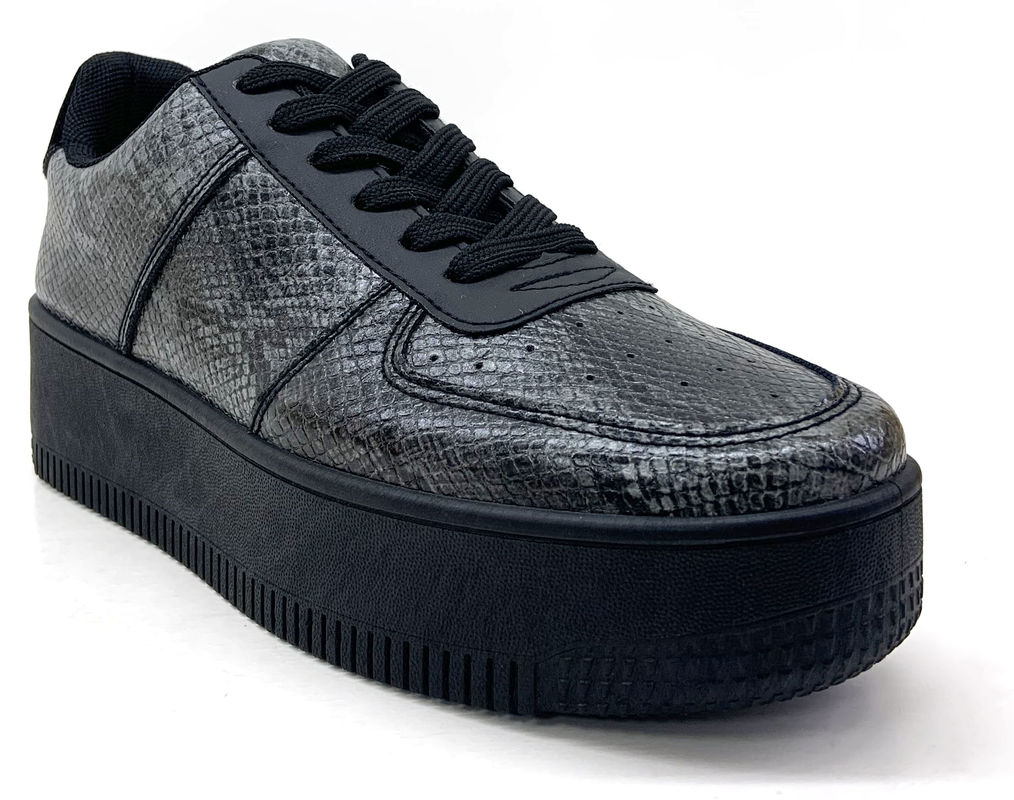 Fashion Ladies Casual Platform Shoes With Black White Red Color