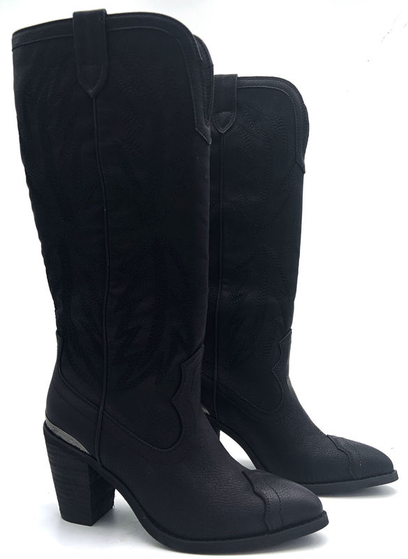 High Heel Ladies Boot Shoes , Winter Boots Women Pull On Closure Type