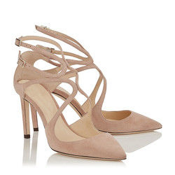 Lightweight Comfortable High Heel Sandals With Buckle Strappy Closure Type
