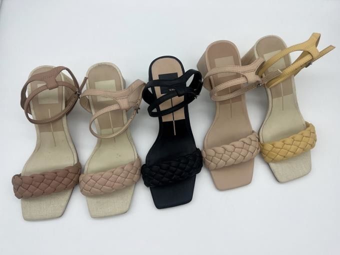 Party Cocktail Leather Womens Pump Heels Slip On Type For Spring Summer