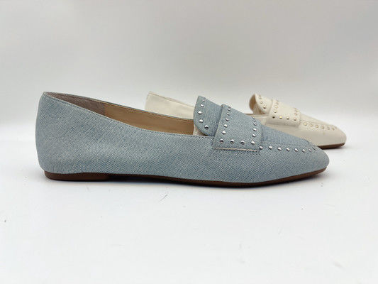 Round Toe Flat Loafer Shoes Slip On Type For Women All Seasons